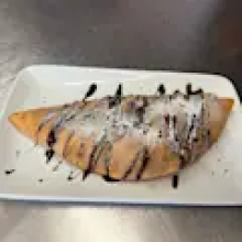 Süsse Calzone (frittiert) mit Nutella